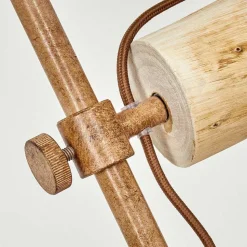 Lampadaire Jagualito Ecru, Rouille, 2 Lumieres