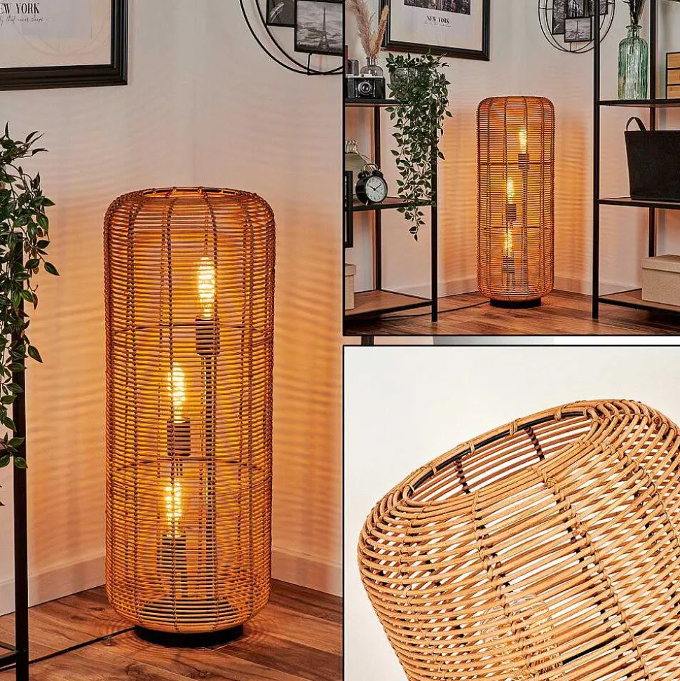 Lampadaire Mulstrand Ecru, Noir, 3 Lumieres