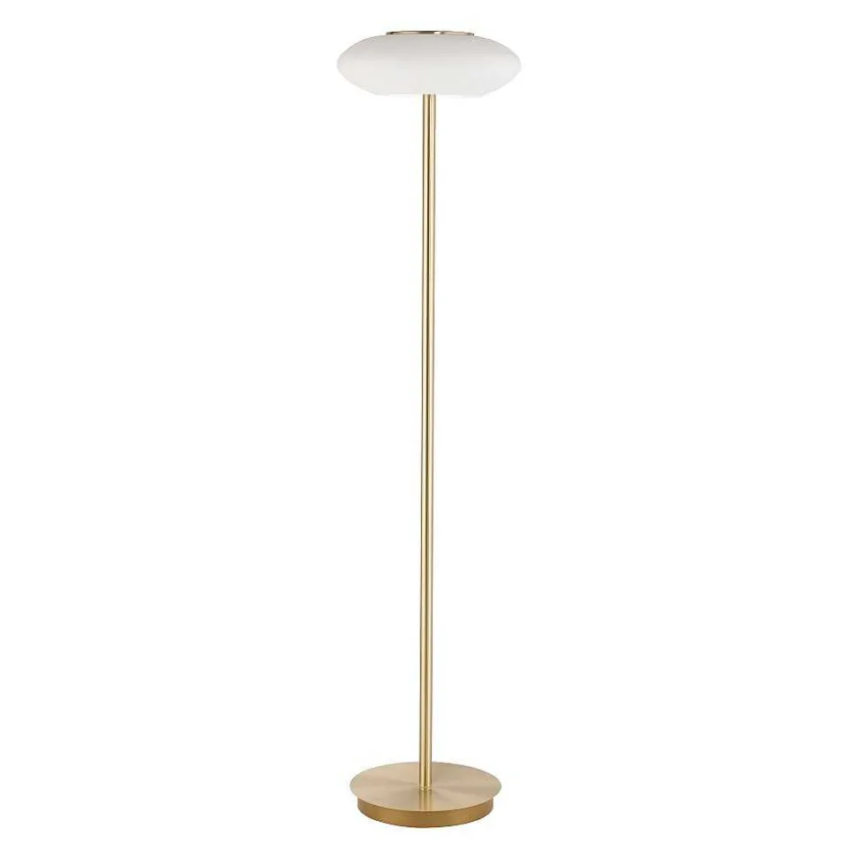 Lampadaire Paul Neuhaus Q-Etienne Led Laiton, 1 Lumiere, Telecommandes