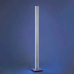 Lampadaire Paul-Neuhaus Q-Adriana Led Aluminium, 2 Lumieres, Telecommandes