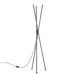 Lampadaire Paul-Neuhaus Q-Peter Led Anthracite, 3 Lumieres, Telecommandes