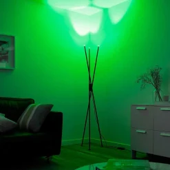 Lampadaire Paul-Neuhaus Q-Peter Led Anthracite, 3 Lumieres, Telecommandes