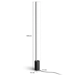 Lampadaire Philips Hue Gradient Signe Led Noir, 1 Lumiere