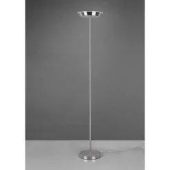 Lampadaire Reality Swona Led Nickel Mat, 1 Lumiere, Telecommandes