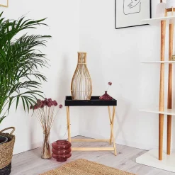 Lampadaire Saranda Brun, 1 Lumiere