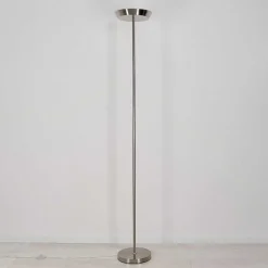 Lampadaire Theron Led Nickel Mat, 1 Lumiere, Telecommandes