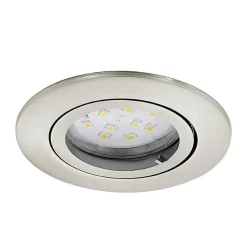 Lampe A Encastrer Eglo Tedo Nickel Mat, 1 Lumiere