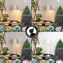 Lampe A Poser Allen Led Blanc, 1 Lumiere