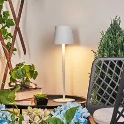 Lampe A Poser Allen Led Blanc, 1 Lumiere