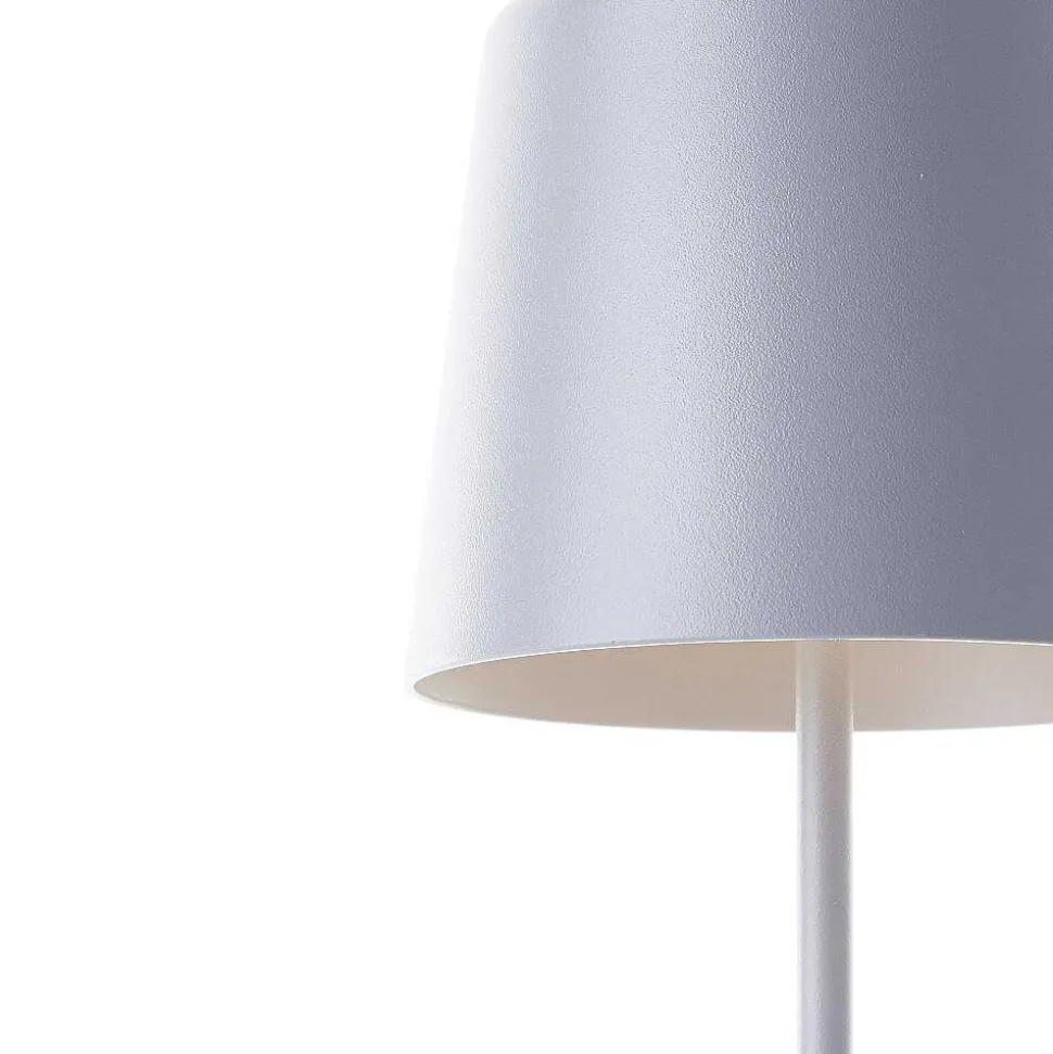 Lampe A Poser Brilliant Kaami Led Gris, 1 Lumiere