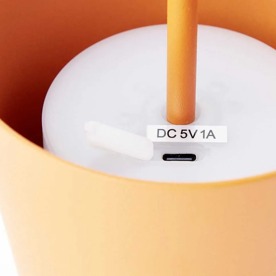 Lampe A Poser Brilliant Kaami Led Orange, 1 Lumiere