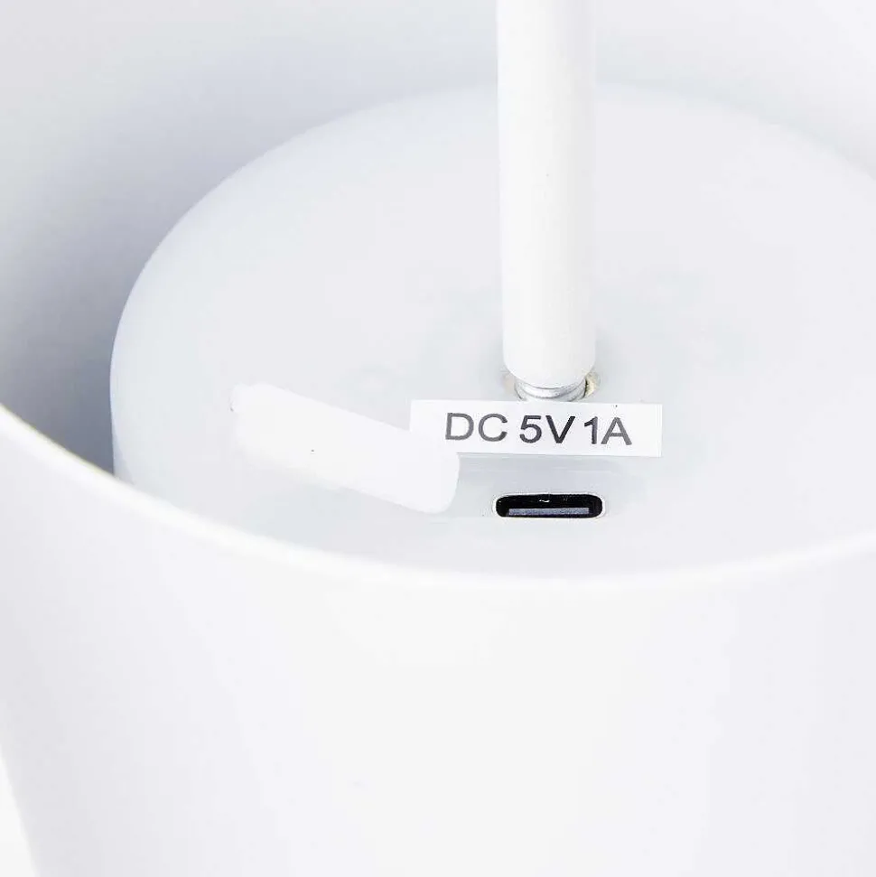 Lampe A Poser Brilliant Kaami Led Blanc, 1 Lumiere