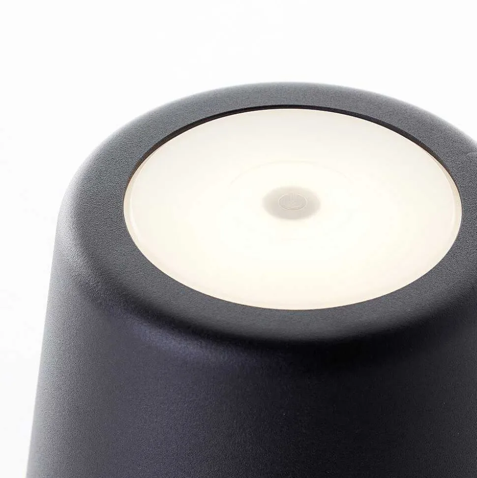 Lampe A Poser Brilliant Kaami Led Noir, 1 Lumiere