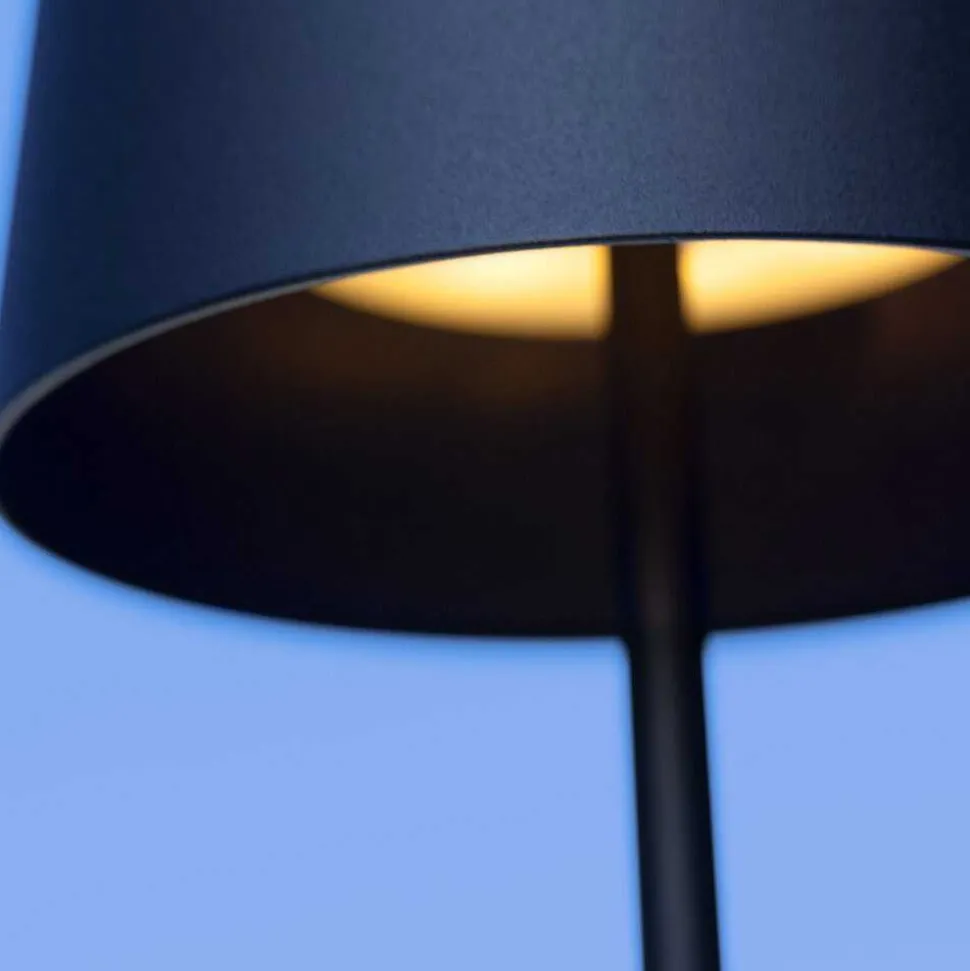 Lampe A Poser Brilliant Kaami Led Noir, 1 Lumiere