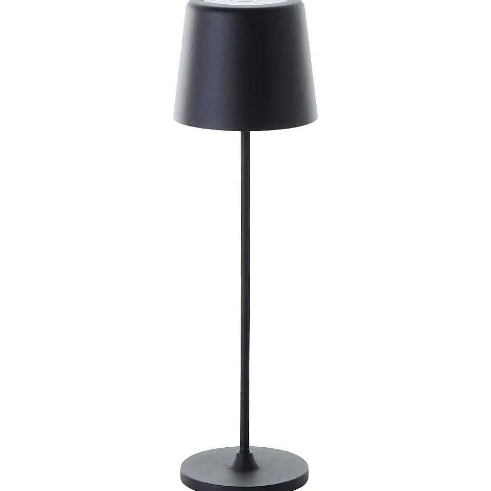 Lampe A Poser Brilliant Kaami Led Noir, 1 Lumiere