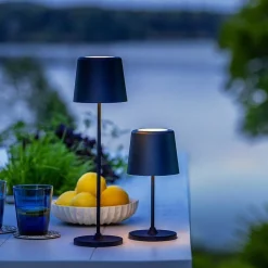 Lampe A Poser Brilliant Kaami Led Noir, 1 Lumiere