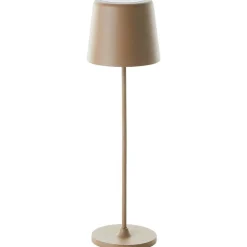 Lampe A Poser Brilliant Kaami Led Brun, 1 Lumiere