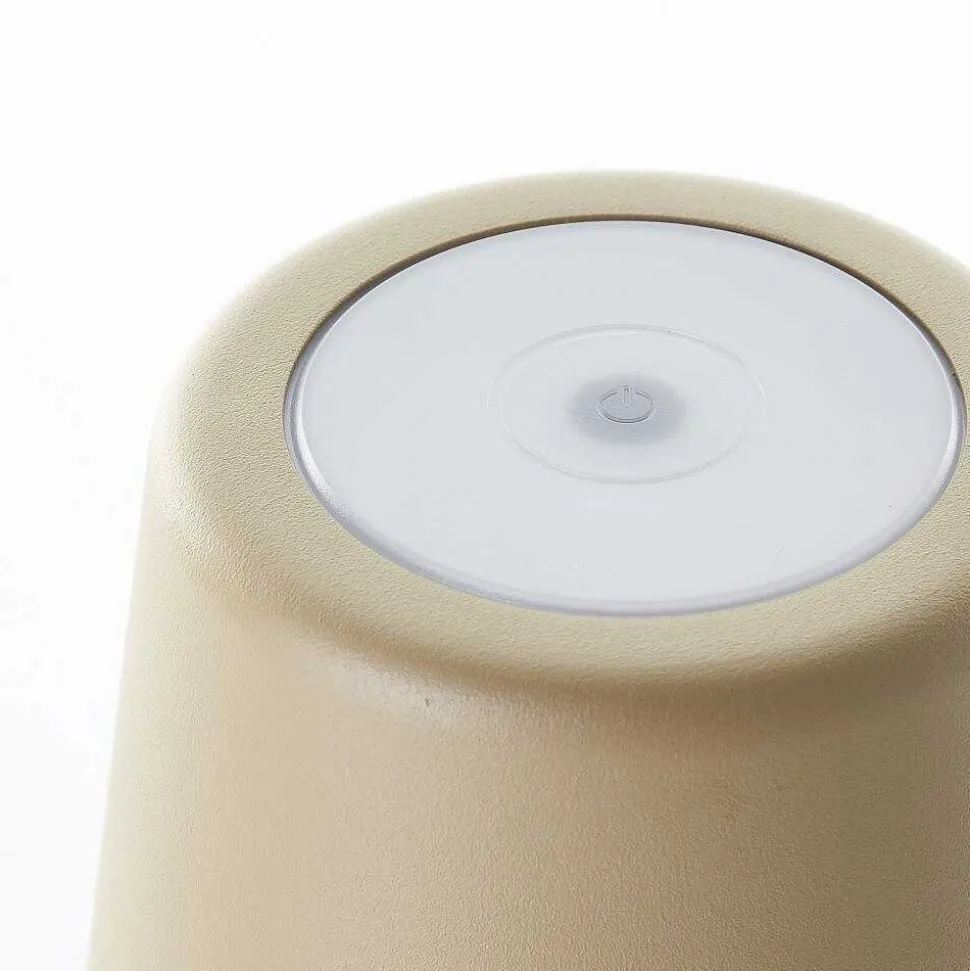 Lampe A Poser Brilliant Kaami Led Brun, 1 Lumiere