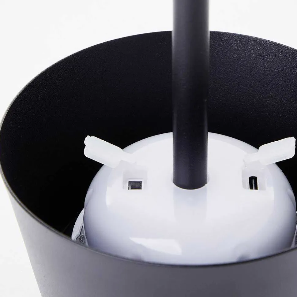 Lampe A Poser Brilliant Picco Led Noir, 1 Lumiere