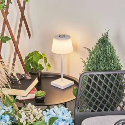 Lampe A Poser Burzaco Led Blanc, 1 Lumiere, Changeur De Couleurs