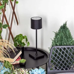 Lampe A Poser Cajas Led Noir, 1 Lumiere