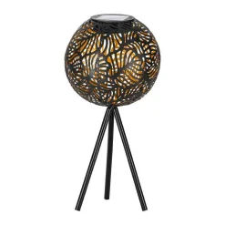 Lampe A Poser Eglo Z_Solar Led Or, Noir, 1 Lumiere