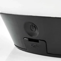 Lampe A Poser Fair Led Noir, 1 Lumiere, Changeur De Couleurs