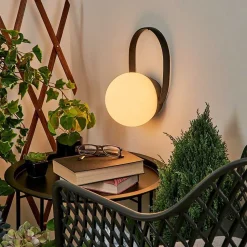 Lampe A Poser Fair Led Noir, 1 Lumiere, Changeur De Couleurs