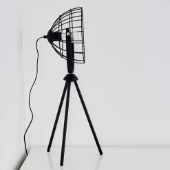 Lampe A Poser Flambeau Noir, 1 Lumiere