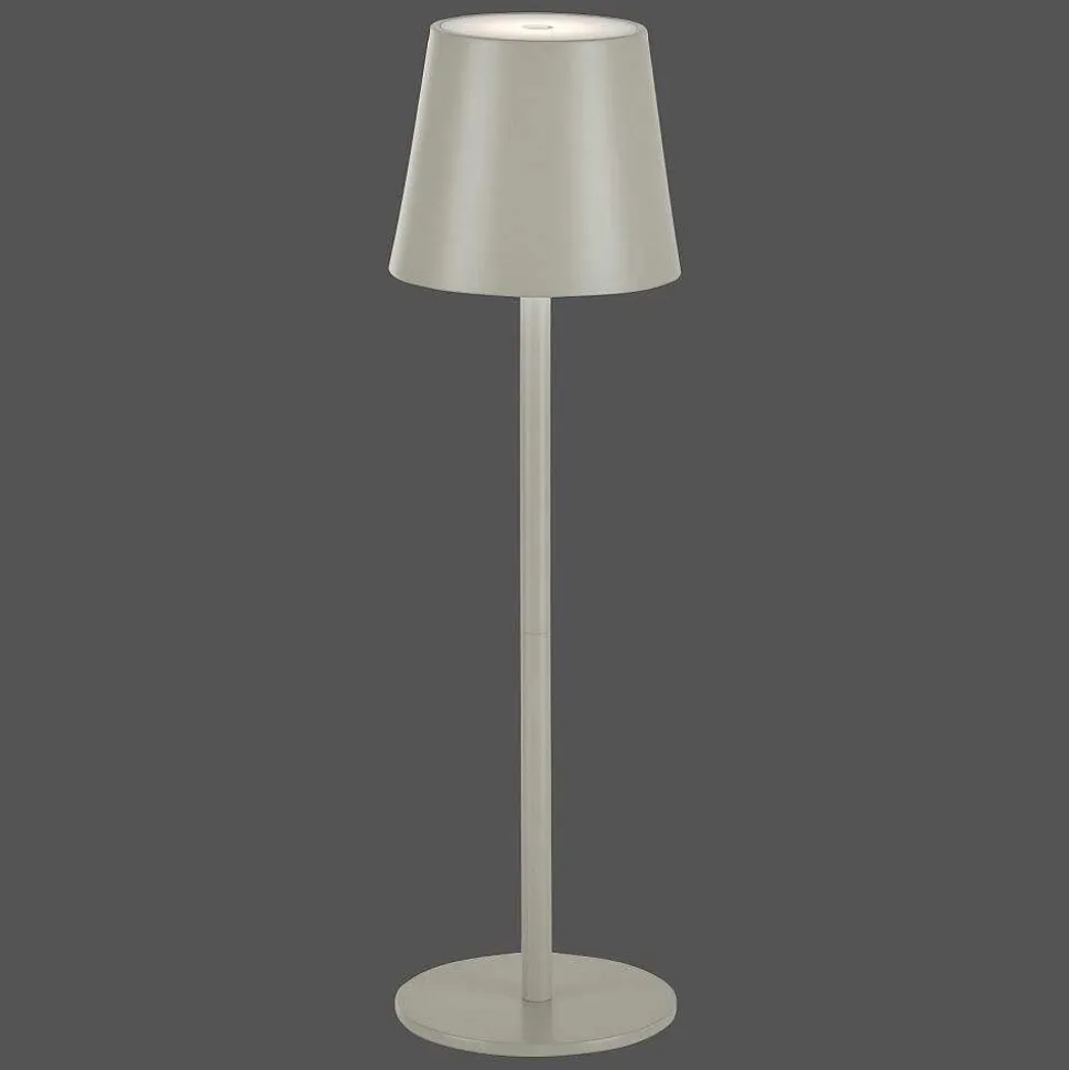 Lampe A Poser Leuchten Direkt Euria Led Gris, 1 Lumiere