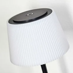 Lampe A Poser Longchamps Led Noir, 1 Lumiere