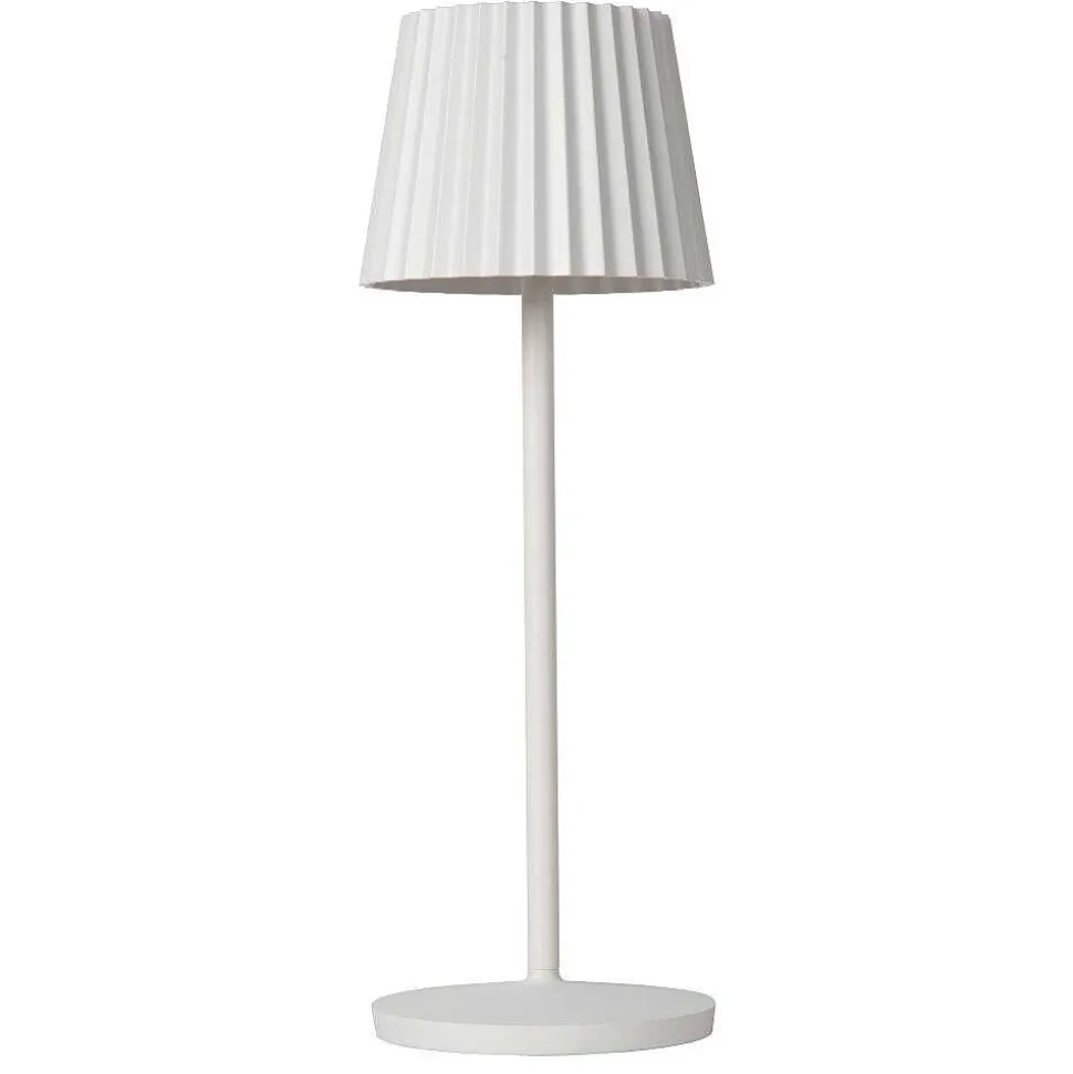 Lampe A Poser Lucide Justine Led Blanc, 1 Lumiere