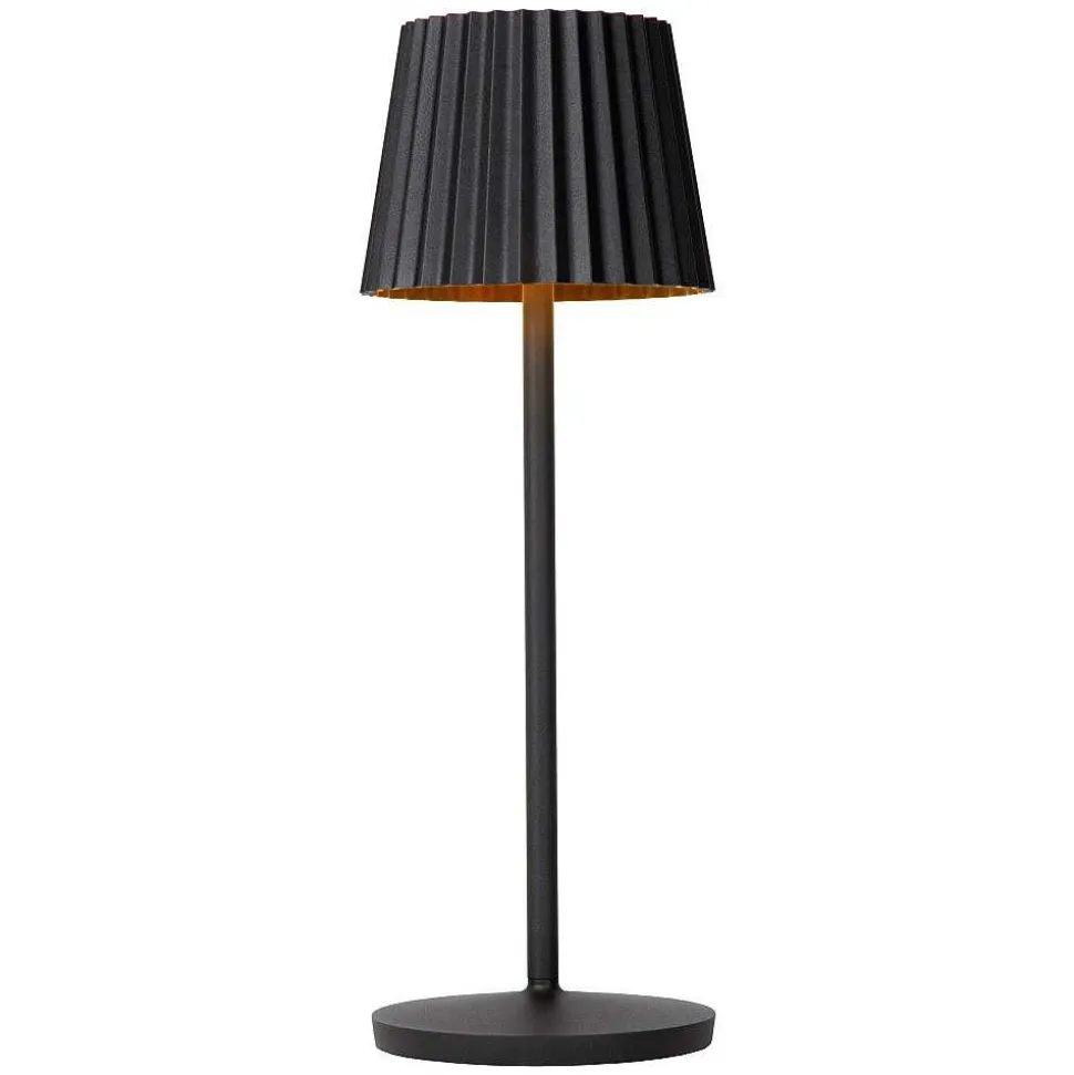 Lampe A Poser Lucide Justine Led Noir, 1 Lumiere