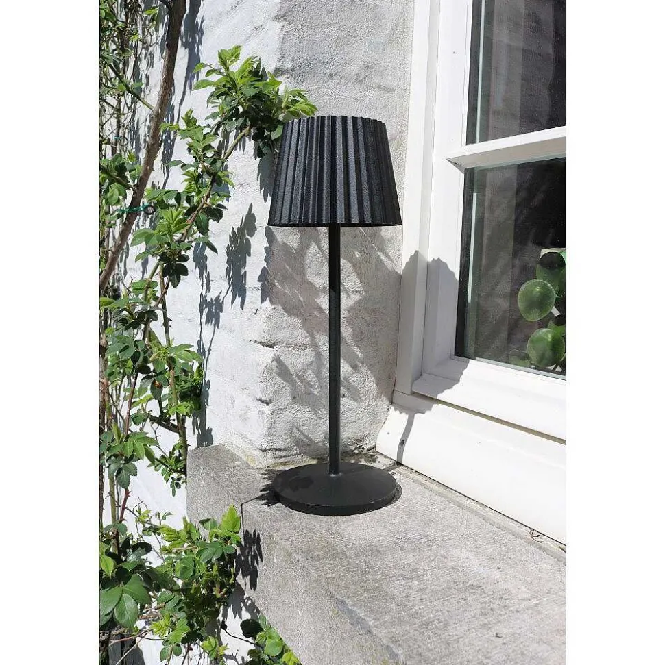 Lampe A Poser Lucide Justine Led Noir, 1 Lumiere