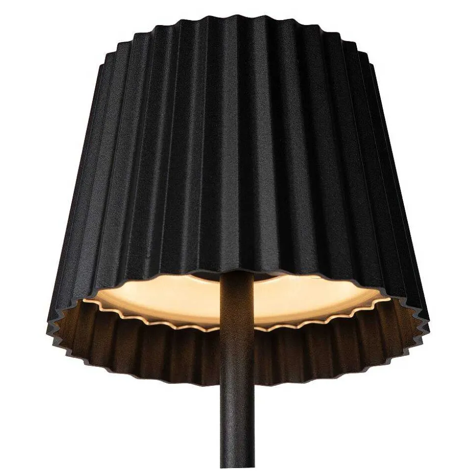 Lampe A Poser Lucide Justine Led Noir, 1 Lumiere