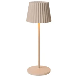 Lampe A Poser Lucide Justine Led Beige, 1 Lumiere