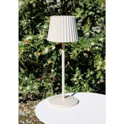 Lampe A Poser Lucide Justine Led Beige, 1 Lumiere