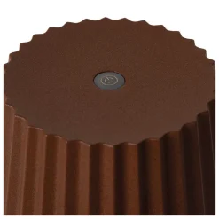 Lampe A Poser Lucide Justine Led Rouille, 1 Lumiere