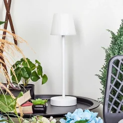 Lampe A Poser Maza Led Blanc, 1 Lumiere