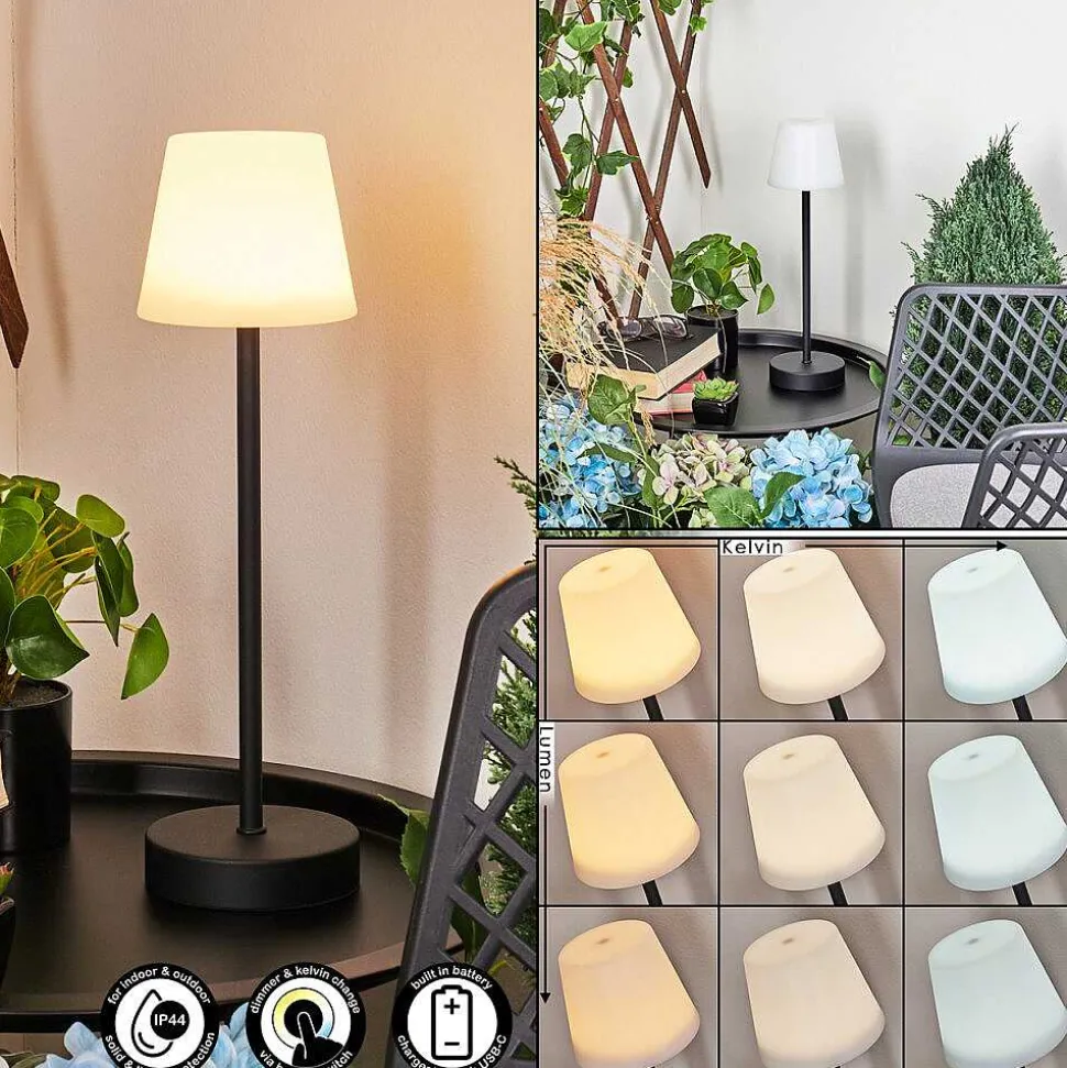 Lampe A Poser Maza Led Noir, 1 Lumiere