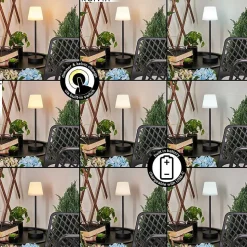 Lampe A Poser Maza Led Noir, 1 Lumiere