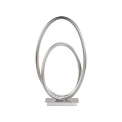 Lampe A Poser Paul Neuhaus Q-Nevio Led Nickel Mat, 1 Lumiere, Telecommandes