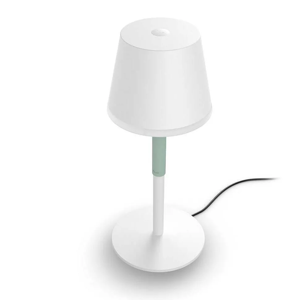 Lampe A Poser Philips Hue Go Led Vert, Blanc, 1 Lumiere, Changeur De Couleurs