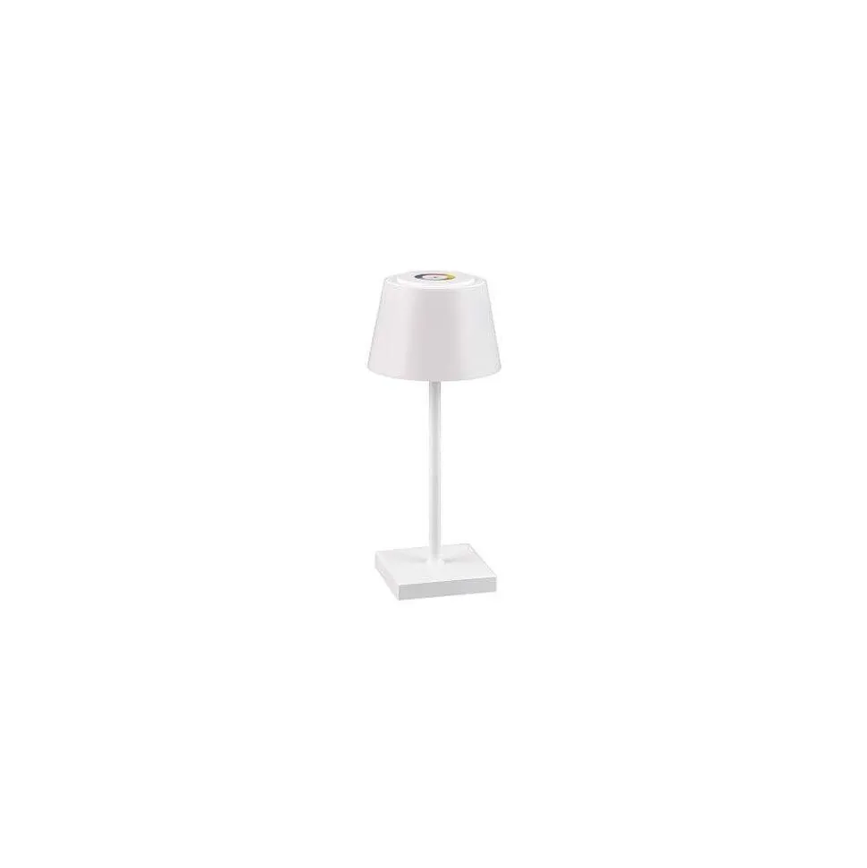 Lampe A Poser Reality Sanchez Led Blanc, 1 Lumiere, Changeur De Couleurs