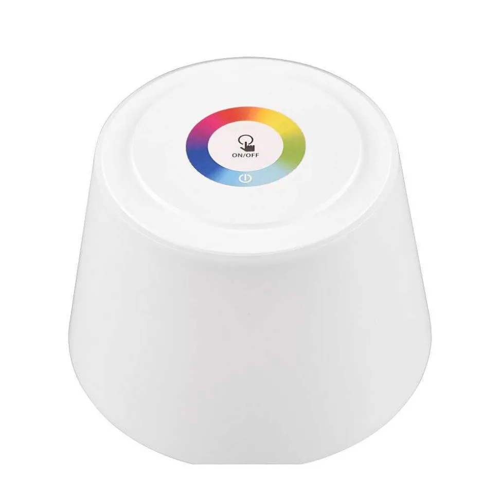 Lampe A Poser Reality Sanchez Led Blanc, 1 Lumiere, Changeur De Couleurs