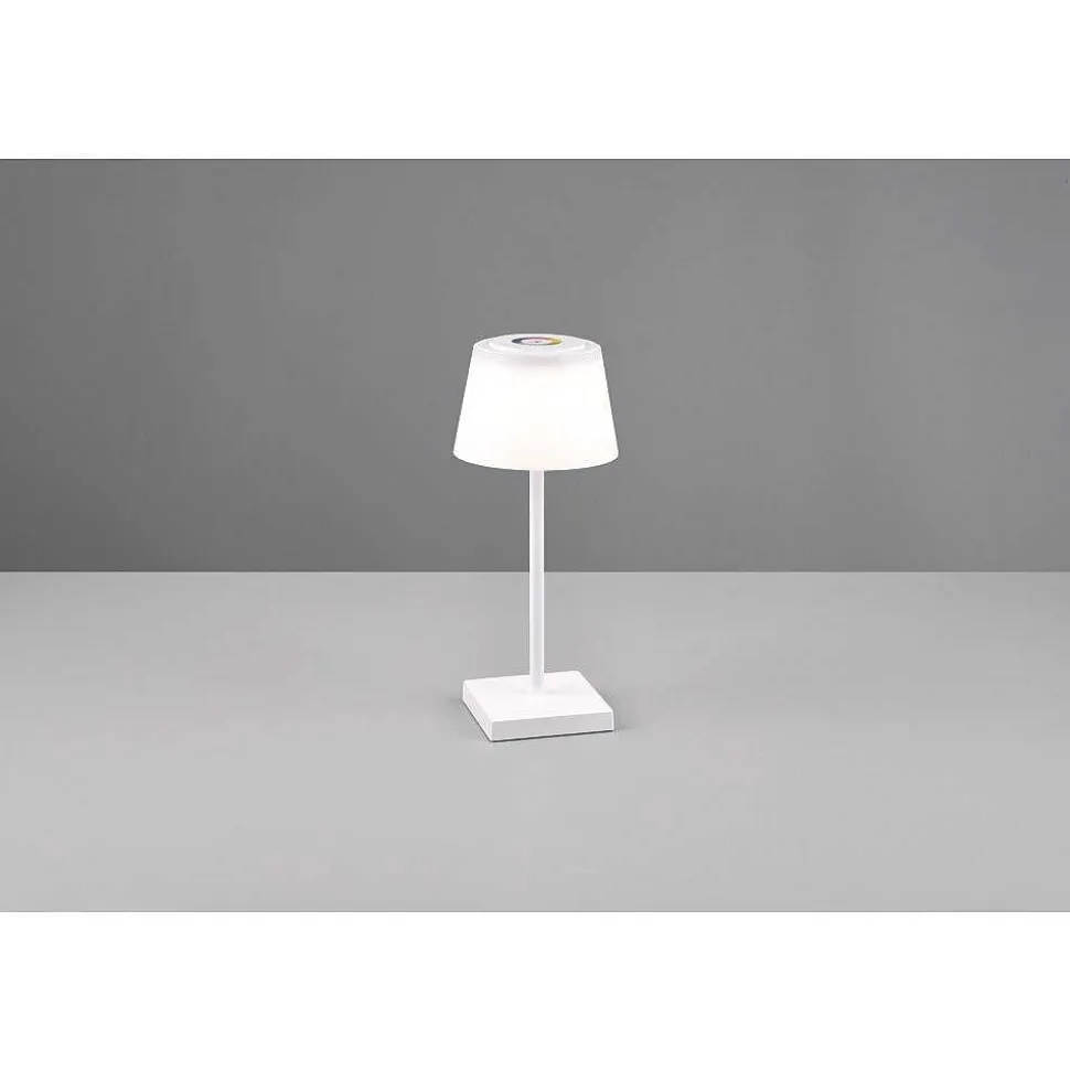 Lampe A Poser Reality Sanchez Led Blanc, 1 Lumiere, Changeur De Couleurs