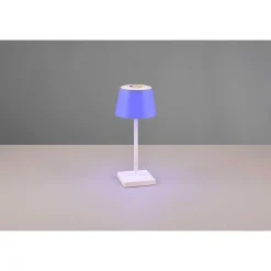 Lampe A Poser Reality Sanchez Led Blanc, 1 Lumiere, Changeur De Couleurs