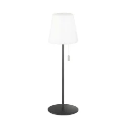 Lampe A Poser Schoner Wohnen-Kollektion Talent Led Anthracite, 1 Lumiere, Telecommandes, Changeur De Couleurs