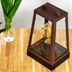 Lampe A Poser Zakopane Rouille, Noir, 1 Lumiere