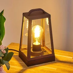 Lampe A Poser Zakopane Rouille, Noir, 1 Lumiere